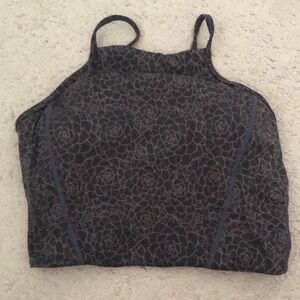 Buffbunny Ivy Crop in Eden Print Grey